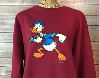 vintage donald duck sweatshirt