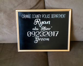 Mug shot signs | Etsy