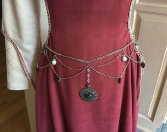 FLORIA medieval leather belt Middle Ages Medieval Belts