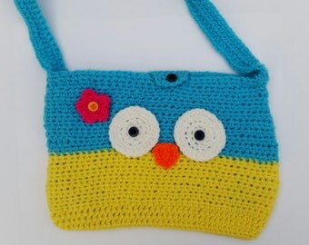 Items similar to Owl bag in crochet on Etsy