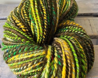 hand spun wool, jungle fever