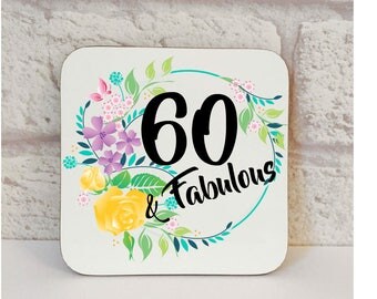 60th Birthday Gift, Fifty And Fabulous Gift, 60th Birthday, Fiver Friday, 60th Present, 60th Birthday Gifts For Women, 60th Gift Set, Gift.