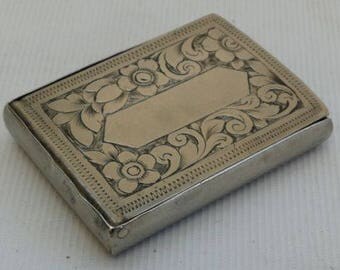 Vintage Art Nouveau 1892 Victorian Vesta