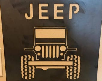 Jeep metal sign | Etsy