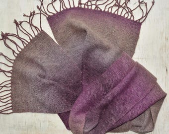 Vintage Hand Woven Wool Maxi Scarf main image 1