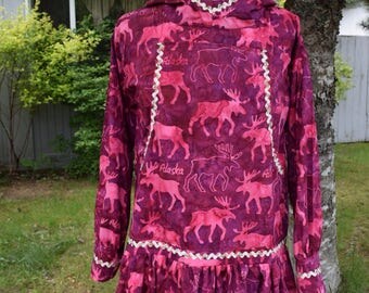 Kuspuk alaska kuspuks Adult kuspuk qaspeqs moose kuspuk
