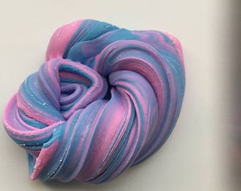 Cotton Candy Swirl Slime 2oz