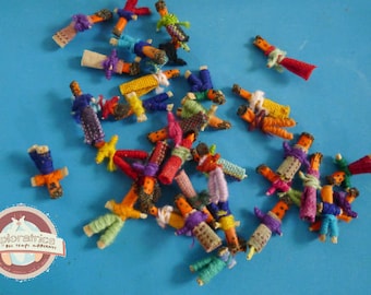 set of 36 dolls lucky Mexican 15X20MM