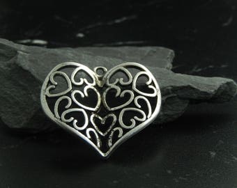 Tibetan style heart Pendant 1