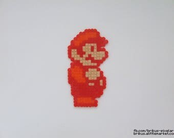 Super Mario fire (Pixel art in Hama beads)