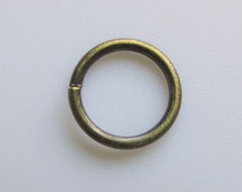 Anneau ouvert de couleur bronze - 100 pcs - Ref: AN24