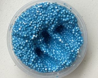 Very Blueberry - White Glue Foam Bead Slime (Floam)