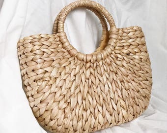 Straw bag // boho bag // summer bag // Rattan bag // Weave bag // Beach bag