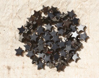 20pc - stone beads - Hematite 6mm 4558550018649 stars