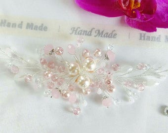 Wedding decoration in a hairstyle handmade