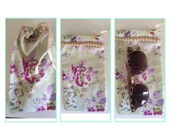 Fabric sunglasses case