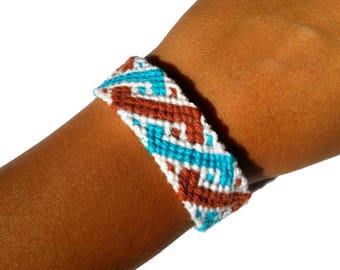 Bracelet friendship cuff, model "Mountain"