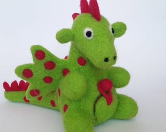 Felted Dragon with secret compartment
