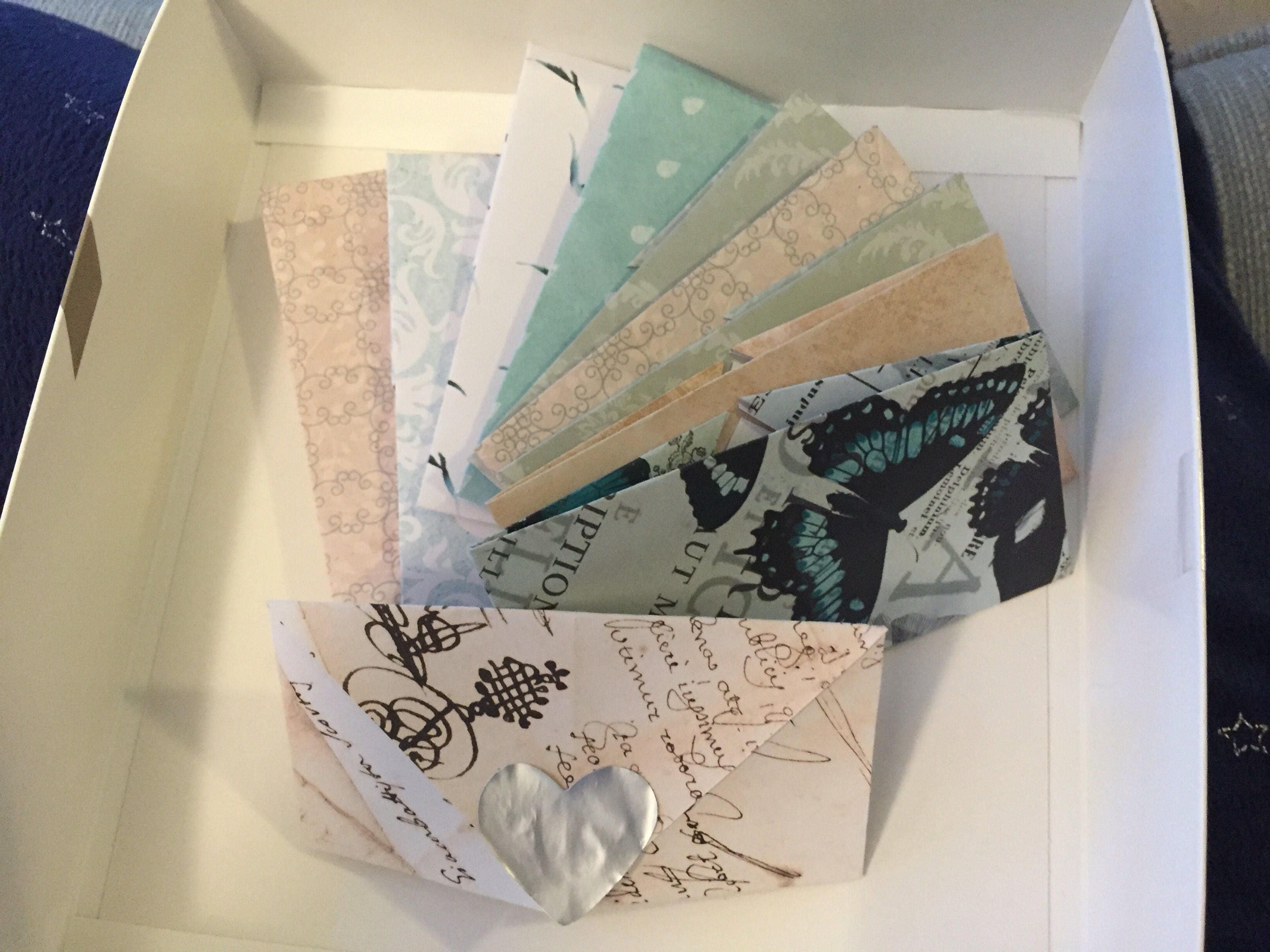 Wedding envelopes. Wedding favours. Scratch card envelopes.