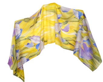 Iris Silk Scarf
