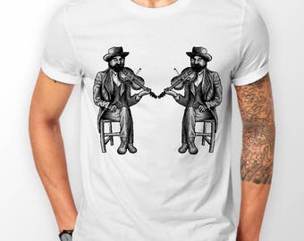 two set violin shirt