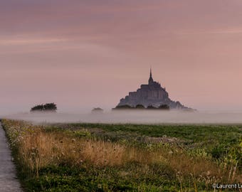 Dawn on the Mont Saint Michel