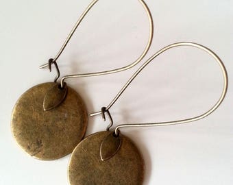 Tan earrings 7