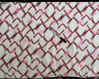 coupon "Graphic" African wax fabric