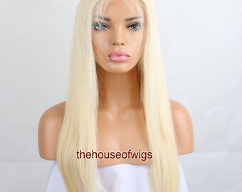 613 blonde wig 613 Full lace wigs pre plucked hairline transparent lace color
