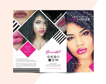 LipSense Printer Brochure, LipSense flyer, LipSense letter, LipSense marketing, LipSense distributor brochure, Recruiting brochure