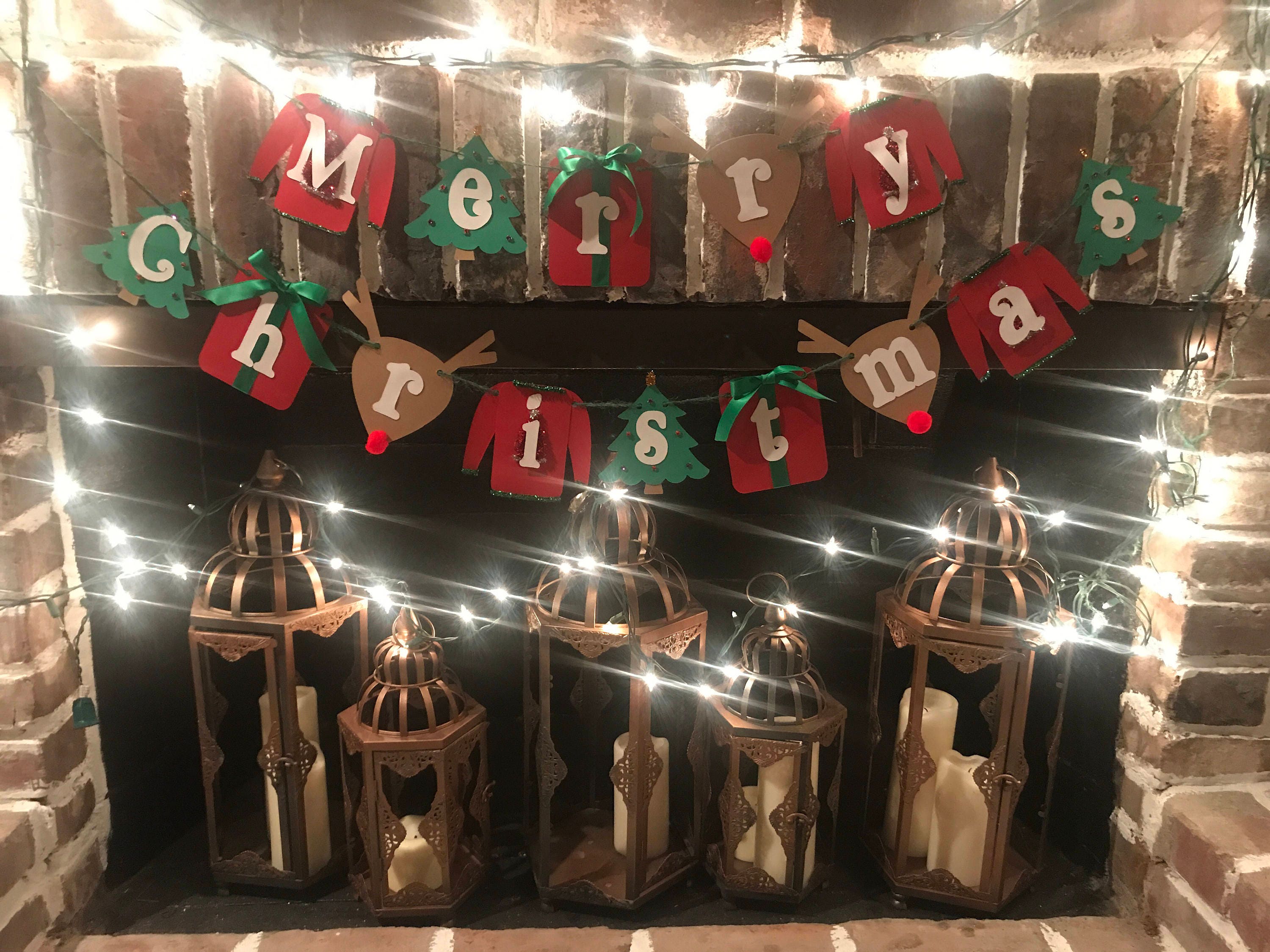 Merry Christmas Decorative Banner