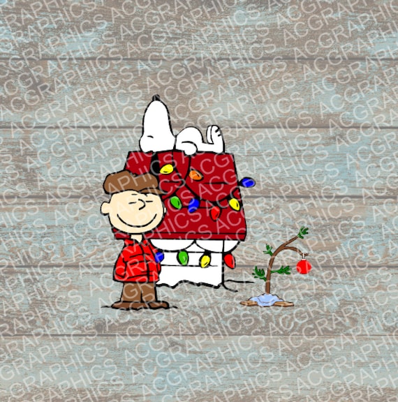 Download Charlie Brown and Snoopy Christmas SVG DXF JPEG and Studio