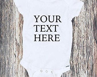 Custom baby onesies