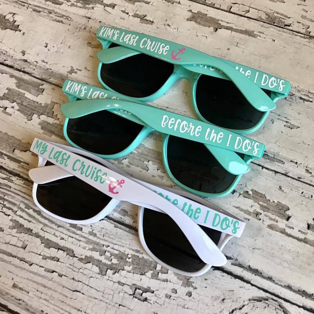 Personalized Sunglasses Bachelorette Gifts Bachelorette