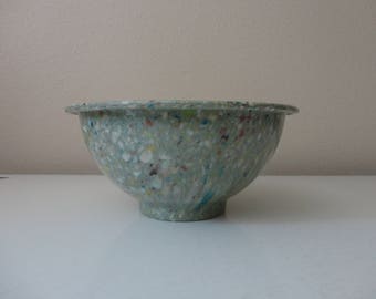 VINTAGE texas ware confetti MELMAC BOWL