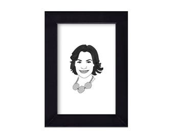 4 x 6 Luann de Lesseps / Real Housewives of New York City Portrait
