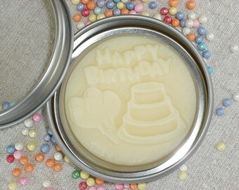 FREE SHIPPING / Shea Butter-Cocoa Butter Body Butter Bar / Solid Lotion Bar / Birthday Gift / Happy Birthday / "Your CHOICE of scent "