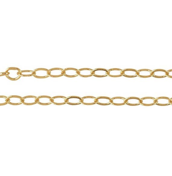Gold Chain 20 Inch Necklace 20 Inch Gold Chain Gold Filled