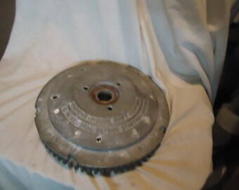 Vintage 1976 Flywheel Off A 55 hp Evinrude Outboard Motor