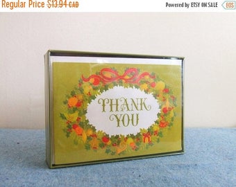 50% OFF 1970's Thank You Greeting Cards - Sealed Set of 10 Vintage Hallmark Christmas Xmas Holiday Cards