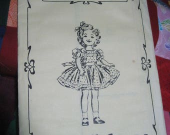 Vintage SHIRLEY TEMPLE 12" Doll Pattern #3188-1 Party Dress...Fashions to Fit..Reproduction....Never Used...#155