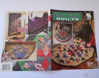 Plastic Canvas Rag Rug Quilts instruction Booklet