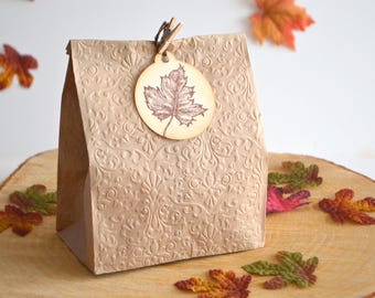 Maple Leaf Tags, Autumn Leaf Tags, Autumn Gift Tags, Étiquette Cadeaux Feuille D'érable
