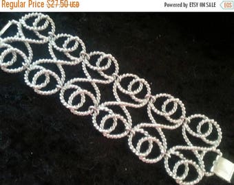Now On Sale Vintage Chunky Wide Bracelet 1960's Statement Collectible Retro Jewelry
