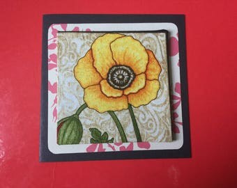 Fabric Flower & Bradded Card's - see variations