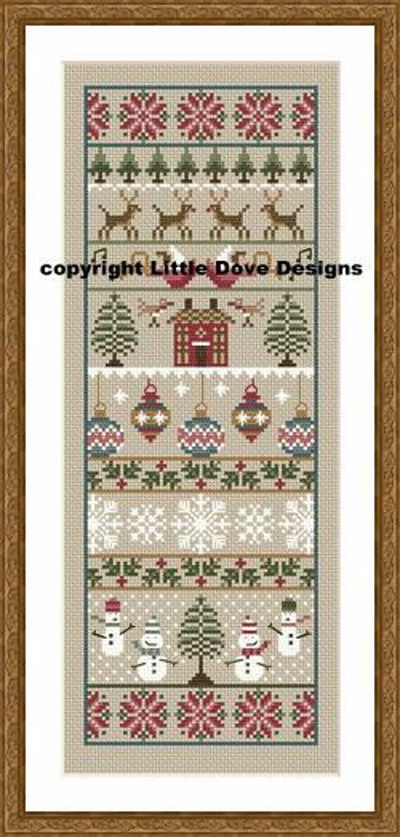 christmas sampler by artecy cross stitch