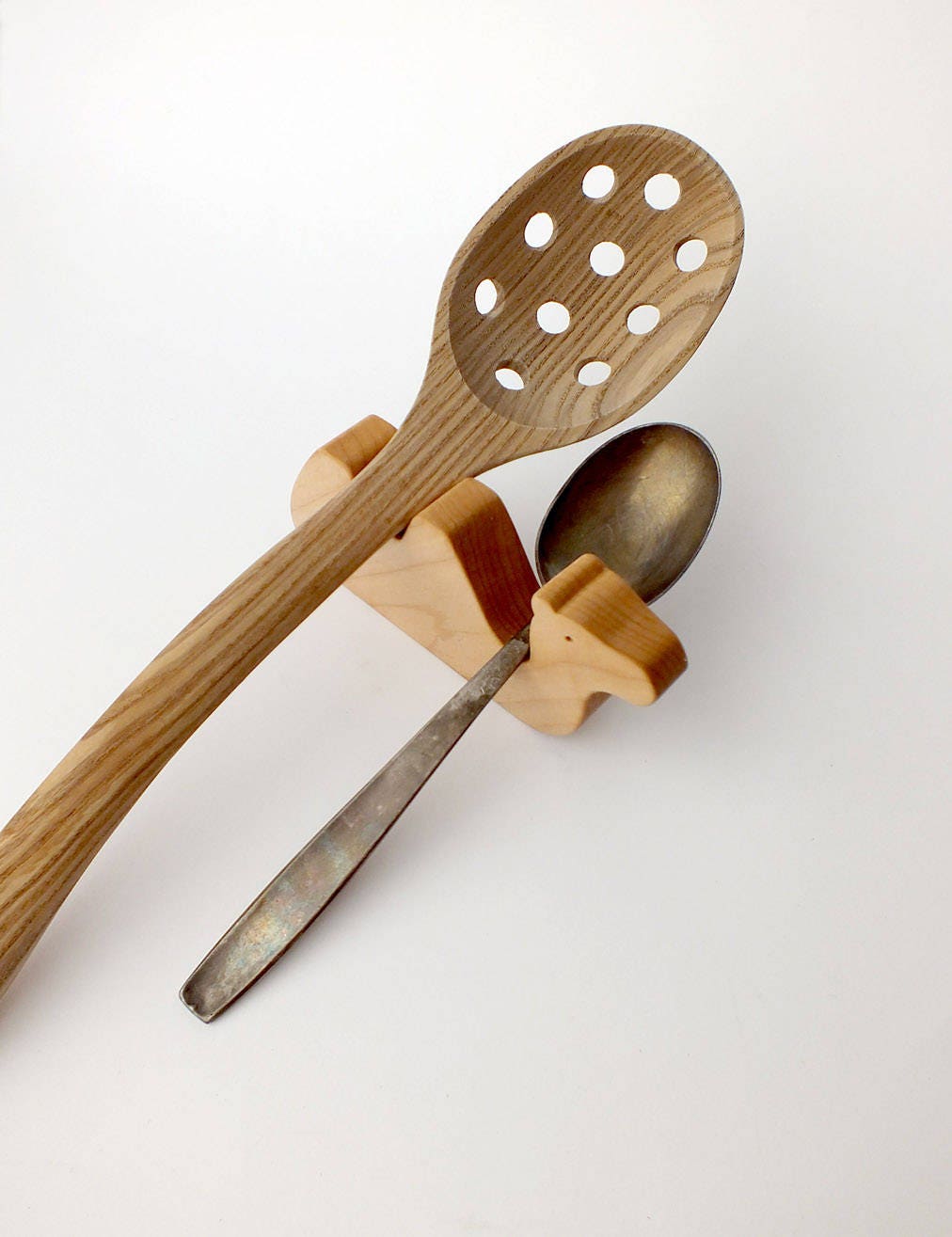 Spoon Holder Wood Spoon Rest Spoon Stand Chef Gift