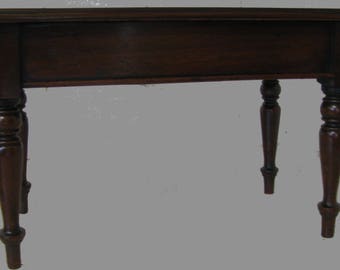 Victorian mahogany table apprentice piece