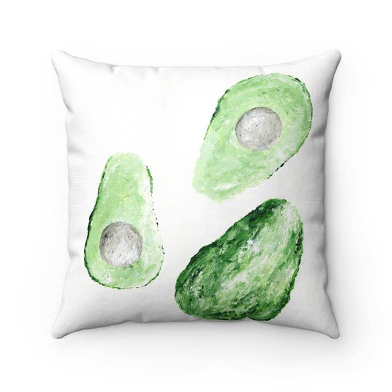 avocado green pillow