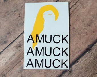 Amuck Amuck Amuck Hocus Pocus vinyl decal